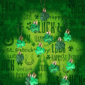 Miniatyrbild 5 av 5: 48 st. Patricks Day Shamrock-prydnader, Lyckoklöver