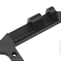 Miniatyrbillede 4 af 5: CNC Aluminium Servo Beslag RC Bil Reservedel Høj Ydeevne Letvægts RC Bil Dele til 1/10 RC Crawler Bil TRX 4 (Sort)