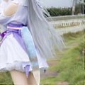 Miniatyrbillede 4 af 5: Lolitas Ulvehale Blød Lang Falsk Pels Ræve Katte Kostume Hale til Halloween Julefester Kostumer Gaver sort plus rød plus black plus red plus