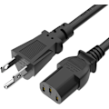 Miniatyrbillede 1 af 4: 1,5 m udskiftningsstrømkabel til computerskærm, 18 AWG 3-benet AC-strømkabel