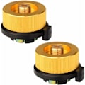 Miniatyrbillede 1 af 5: 2 stk. lille campingkogepladeadapter, gascylinderadapter, gasventil C