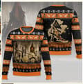Julesweatshirt med rund hals, Pullover, 3D-printet vinterlangærmet sweatshirt - EL3627 - Størrelse XS XS