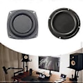 Miniatyrbillede 5 af 5: Universal 2/3/4 tommer Bass Højttalerplade Passiv Membran Dele Membran Bass Vibrationsplader DIY Woofer Højttalerplade 4 inches square