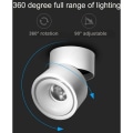 Miniatyrbild 3 av 5: Inomhus 12W LED-spotlight, 360° Justerbar Taklampa Rotera