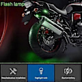 Miniatyrbillede 4 af 5: LED Fly Strobe Lys, Mini Drone Strobe Lys, Drone Anti-kollisionslys, Multifunktionel Lommelygte til RC Motorcykel Bil, Udendørs Cykel