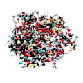Miniatyrbillede 5 af 5: 200 stk. Mini Brads Papirclips Dekorative Stempler til Scrapbogsmaterialer ( )