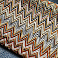 Miniatyrbilde 2 av 4: Boho Kast Teppe Utenfor Strikket Kvast Teppe, (Gul 50x