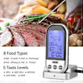 Miniatyrbillede 4 af 5: Nirvana Kødtermometer Trådløst Stege-/Grilltermometer, Ekstern Xxl-skærm, 8 Typer Kød (Kødtermometer Trådløst)