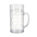 Miniatyrbilde 1 av 5: Uknuselig Plastikkølseidel Knusesikre Ølglass Klubb Bar Party Kald Drikke Juice Kopp Gjenbrukbare Drikkevannskopper 500ml