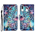 Pikkukuva 1 / 5: Maalattu nahkakotelo Samsung Galaxy A20e:lle