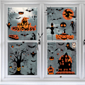 Pikkukuva 1 / 5: 8 arkin Halloween-ikkunatarrat, kaksipuoliset pelottavat irrotettavat W