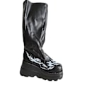 Pikkukuva 2 / 3: Painetut Fire Shadow Boots Platform Boots Wedge Shoes.38.