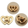 Miniatyrbilde 5 av 5: Veske Spenne 8 Stykker Twist Lås DIY Veske Spenne Hjerteformet Metall