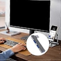 Pikkukuva 4 / 5: Kannettava USB3.0 Hub USB3.0 - MultiPorts Hub -sovitin, jossa on 1 USB3.0- ja 2 USB2.0-porttia, Plug and Play -yhteensopivuus, hopea Silver
