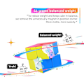 Miniatyrbilde 5 av 5: GAN 251 M Leap, 2x2 Magnetisk Speed ??Cubes Stickerless 251 Mini C