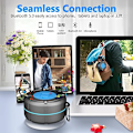 Miniatyrbillede 5 af 5: Hjemmehøjttaler Bluetooth-bruser Sound Blue 80*87*53mm