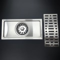 Miniatyrbild 3 av 5: Golvbrunn med Avtagbart Lock, 200 x 100mm Rektangulär Sänka, Sta