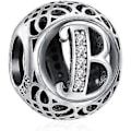 Miniatyrbilde 1 av 4: Dame Sølv CHARM 925 For armbånd, charms smykkeanheng 26 initialer for diy colliersstyle 1 SIZE 2
