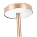 Pikkukuva 3 / 5: Latautuva LED-pöytälamppu 2000mAh Langaton Akulla Toimivat Metalli Yöpöydän USB-C Työpöydän Valo Kannettava 3 Tilaa Himmennettävä Rose Gold