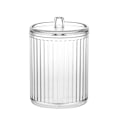 Miniatyrbillede 4 af 5: Plastik kosmetik opbevaringstank, håndklæde, vatpind æske, transparent 19*7c