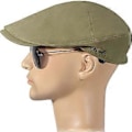 Miniatyrbilde 5 av 5: Sommer Ivy Peaked Caps Ballong Caps Bomulls Flat Caps for Mengreen green
