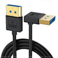 Miniatyrbillede 1 af 5: DisplayPort Kabel DP1.4 Vinklet Silikone Display Port Ledning Forbedrer Holdbarhed 8K60Hz 4K/144Hz Flere Størrelser 60cm lower elbow