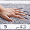 Miniatyrbild 4 av 5: Halksäker Badmatta, Mjuk Mikrofiber Badmatta, Absorberande Lång Lugg