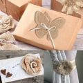 Miniatyrbilde 4 av 5: 30 PCS Burlap Blomster - Burlap Blomster - Burlap Sløyfe Bånd DIY