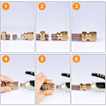 Miniatyrbillede 5 af 5: 2 stk. messing haveslange hurtigstik, hurtigstik til haveslange 1/2\" hurtigstik，Fonepro