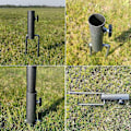 Miniatyrbilde 5 av 5: Parasol Ground Stake Peg Umbrella Beach Umbrella Sand Anchor Para