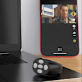 Miniatyrbillede 6 af 6: Fingertip trådløs Bluetooth fjernbetjening multifunktionel bærbar intelligent sideomvending enhed, der bruges til at se pink videoer
