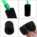 Miniatyrbilde 3 av 5: 5 stk pakke, akvariefilter vanninntak deksel bomullsdeksel Crysta