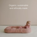 Miniatyrbilde 3 av 5: Babygulvsete for nyfødte, rosa 75 * 45 * 9cm