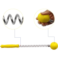 Pikkukuva 4 / 5: Hierontala Pallon Vasara(2-Pack)Vasara Keppi Manuaalinen Beat Golf Pallo Hieroja Selkä Hartia Hieronta Koko Kehon Vähentää Väsymystä Kipu（Keltainen）