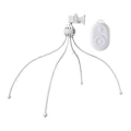 Miniatyrbild 3 av 5: Telefonstativ Telefonhållare för Säng Roterande Flexibel Mobiltelefonhållare Justerbart Stativ för Skrivbord Bil (Vit med Fjärrkontroll) White with Distant Control