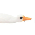 Miniatyrbild 4 av 5: Ankfiskedrag Fiskekrokar Tillbehör Swimbait Flipper Trollingdrag Fiskedrag för Bass Gös Rödfisk (Vit) White