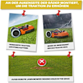 Miniatyrbilde 3 av 5: 1 stk Premium rustfritt stål piggsko for Worx Landroid gressklipper