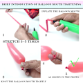 Miniatyrbillede 3 af 5: 100 stk. balloner, Premium lange balloner Latex Twisting balloner