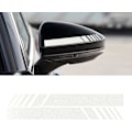 Pikkukuva 1 / 5: Auton taustapeilin tarrat Koriste Auto Korin Tarra Vinyyli 2kpl
