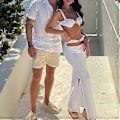Miniatyrbillede 4 af 5: 3 STK Dame Push Up Badedragt Sæt Delt Badedragter med Strand Coverup Wrap Svømmedragt Hurtigtørrende Badedragt S S