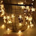 Miniatyrbillede 1 af 4: Starlight LED-stjerne varm farve \"stik-i-modeller\" 10 meter 100 lys