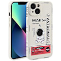 Miniatyrbillede 1 af 5: Silikone Telefon Cover til iPhone 13 Mars Astronaut-White