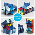 Miniatyrbilde 3 av 5: Rubiks kube 2 i 1, Rubiks kube, glatt overflate - holdbar og C