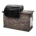 Miniatyrbilde 1 av 4: 36W×26D×14H tommers utendørs innebygd grilltrekk 420D Oxford Fabr