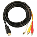 Pikkukuva 1 / 4: HDMI RCA 3 -kaapeli HDMI-RCA-muunninsovitinkaapeli HDMI yksitie