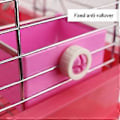 Miniatyrbillede 4 af 5: Kaniner Foderskål Hamster Marsvin Hængende Foderautomat Lille Kæledyrsbur Madskål Vandskål Kaniner Foderforsyning blå blue