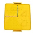 Pikkukuva 1 / 5: Muovinen naulalauta, palapeli matematiikkalauta lapsille ja taaperoille, matematiikka keltainen (keltainen) Yellow
