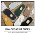 Miniatyrbillede 3 af 4: 4 Par No Show Sokker Anti-slip Unisex Sportsokker To-finger Lav Snit Ankelsok