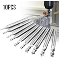 Miniatyrbillede 2 af 5: End Mills, 1.5-6mm HSS CNC lige skaft bor sæt 4 fløjte E