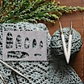 Miniatyrbild 3 av 3: 1 Set Filtning Djurögon Form DIY Hantverksverktyg Filtmall Nålfiltning Applikationsform